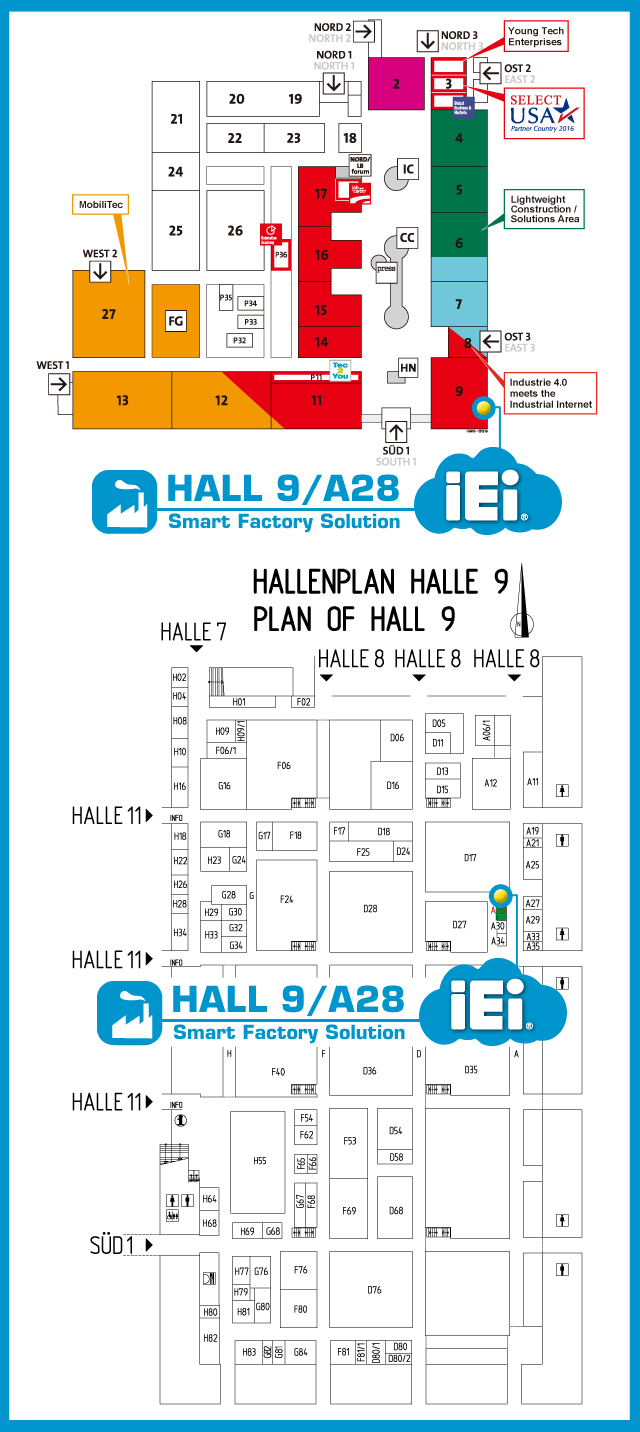 IEI Booth Location